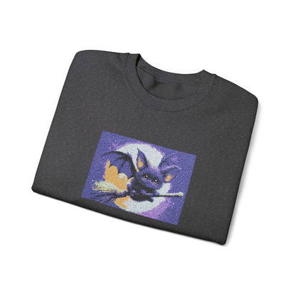 Cat Witch Flying Sweatshirt