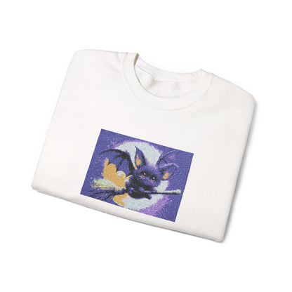 Cat Witch Flying Sweatshirt