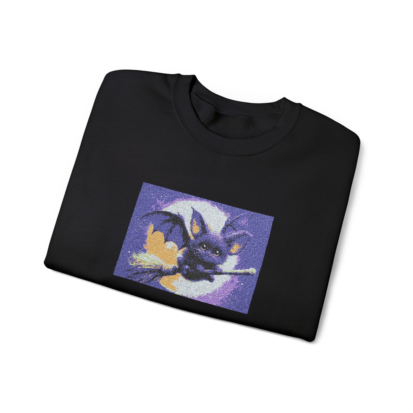 Cat Witch Flying Sweatshirt