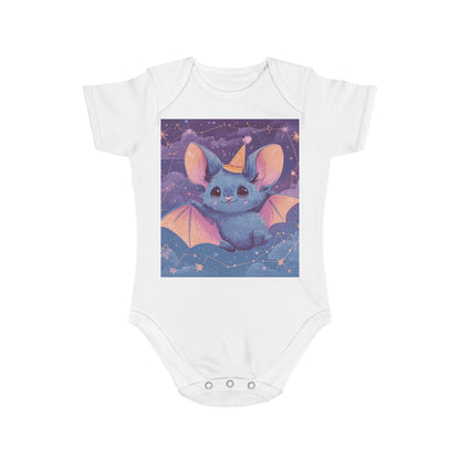 Adorable Bat Themed Baby Bodysuit