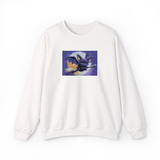 Cat Witch Flying Sweatshirt