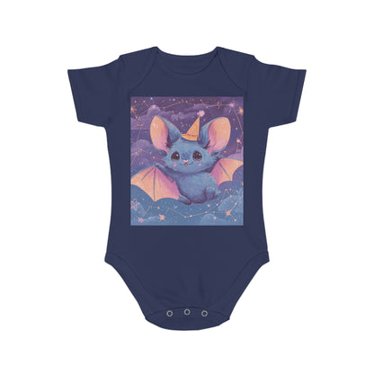 Adorable Bat Themed Baby Bodysuit