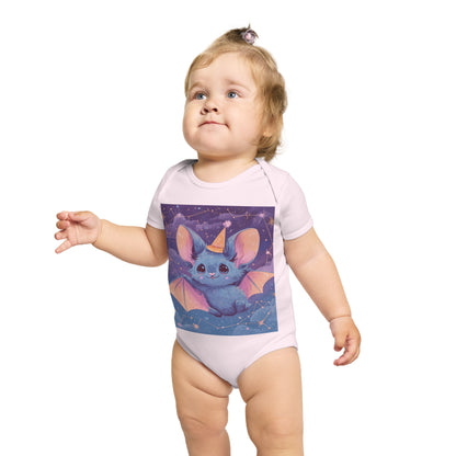 Adorable Bat Themed Baby Bodysuit
