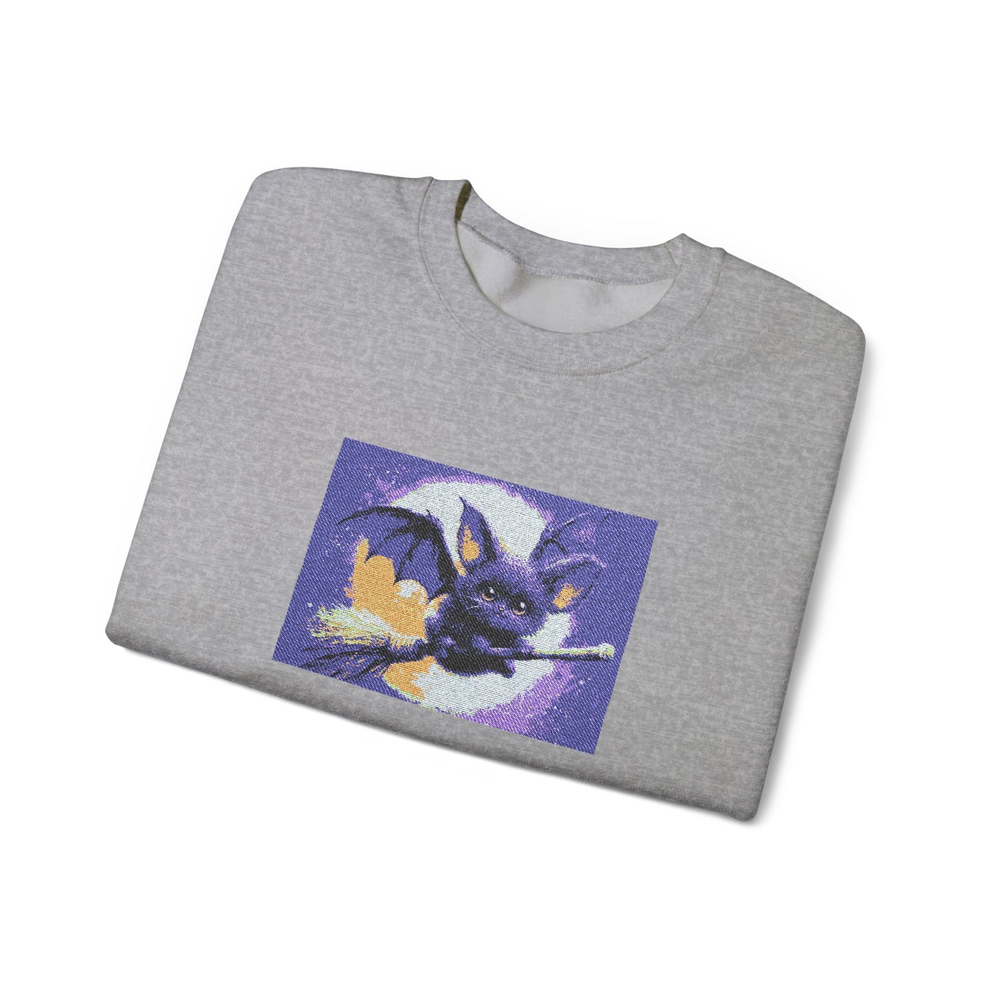 Cat Witch Flying Sweatshirt