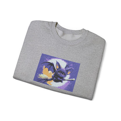 Cat Witch Flying Sweatshirt