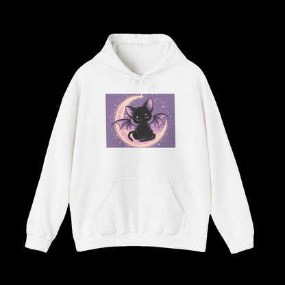 Moonlit Bat Cat Hoodie